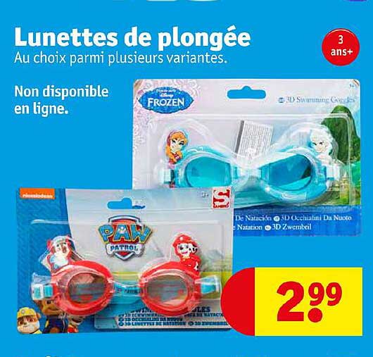 lunettes de plongée