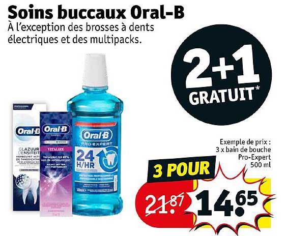 soins buccaux oral-b