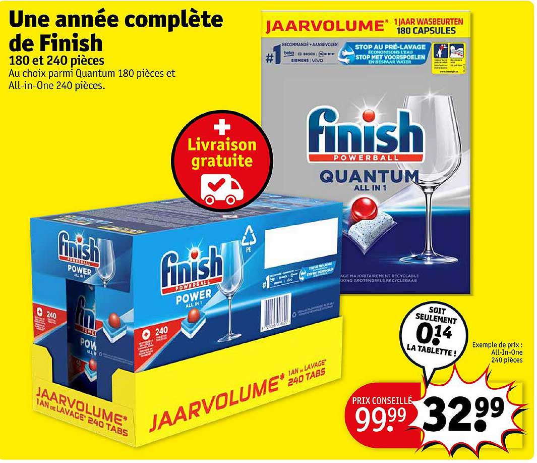 une année complète de finish