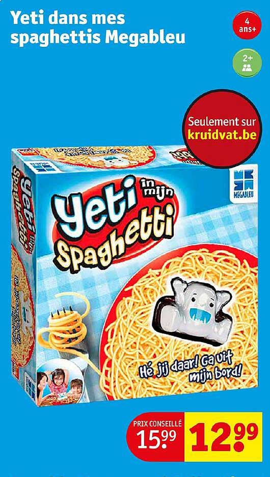 yeti dans mes spaghettis megableu