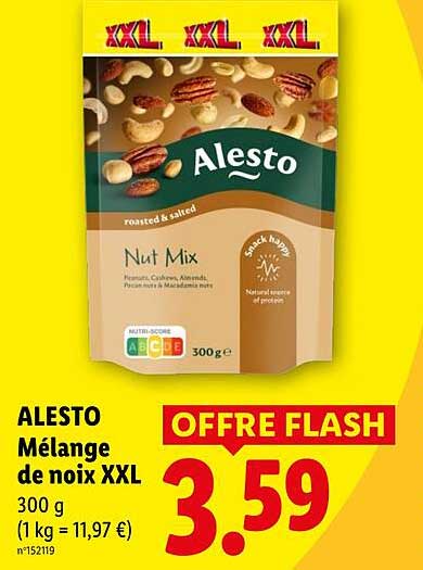 Alesto Mélange de noix XXL