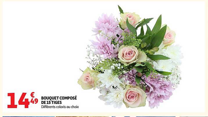 BOUQUET COMPOSÉ DE 15 TIGES
