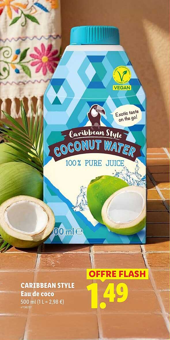 Caribbean Style Eau de coco