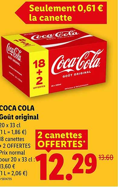 COCA COLA Goût original