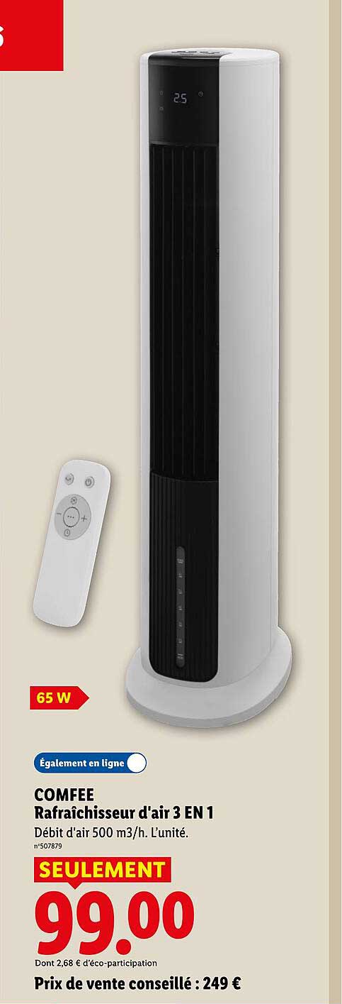 COMFEE Rafraîchisseur d'air 3 EN 1