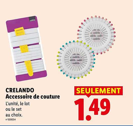 CRELANDO Accessoire de couture
