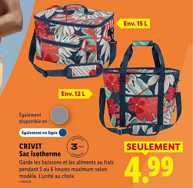 CRIVIT Sac isotherme