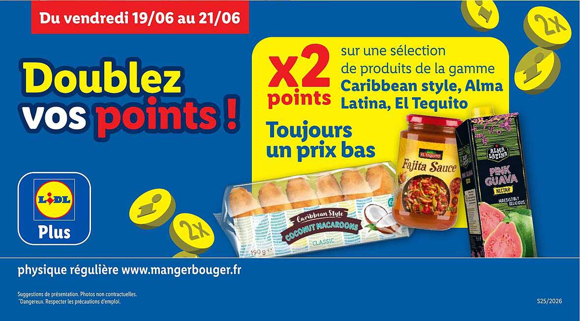Doublez vos points !