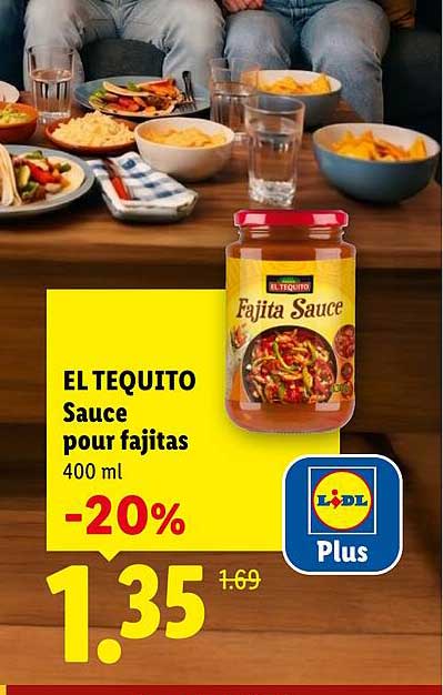 EL TEQUITO Sauce pour fajitas