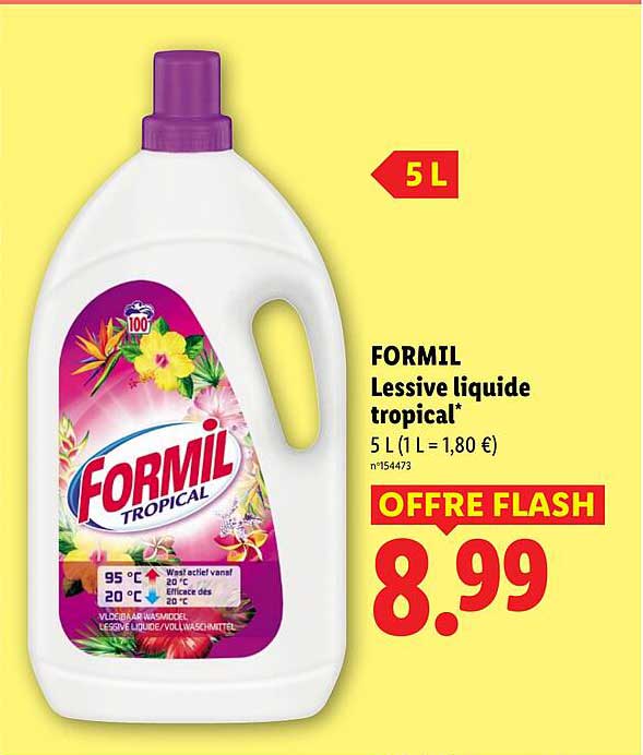 FORMIL Lessive liquide tropical
