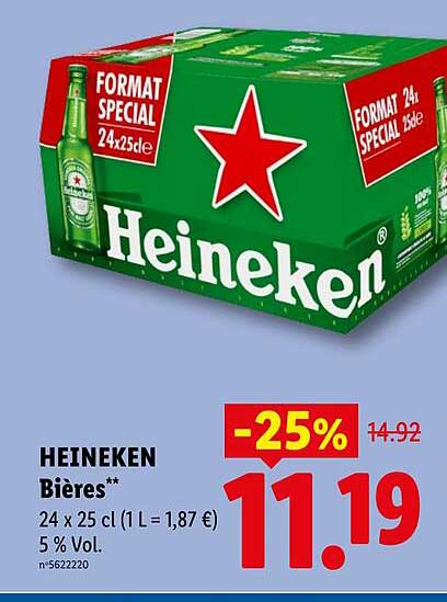 Heineken Bières