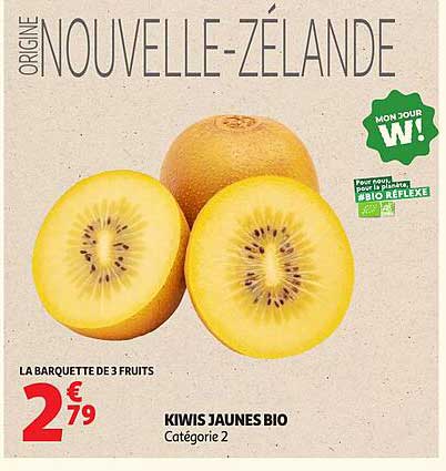 KIWIS JAUNES BIO