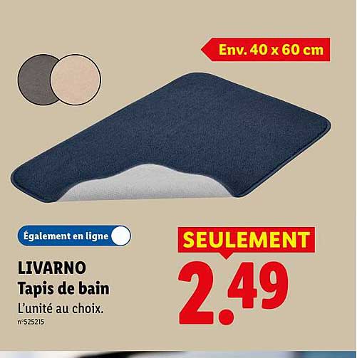 LIVARNO Tapis de bain