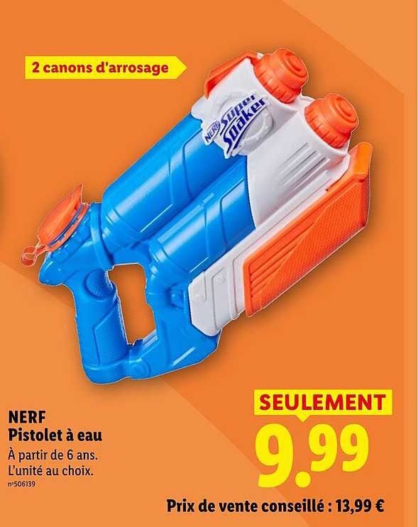 NERF Pistolet à eau