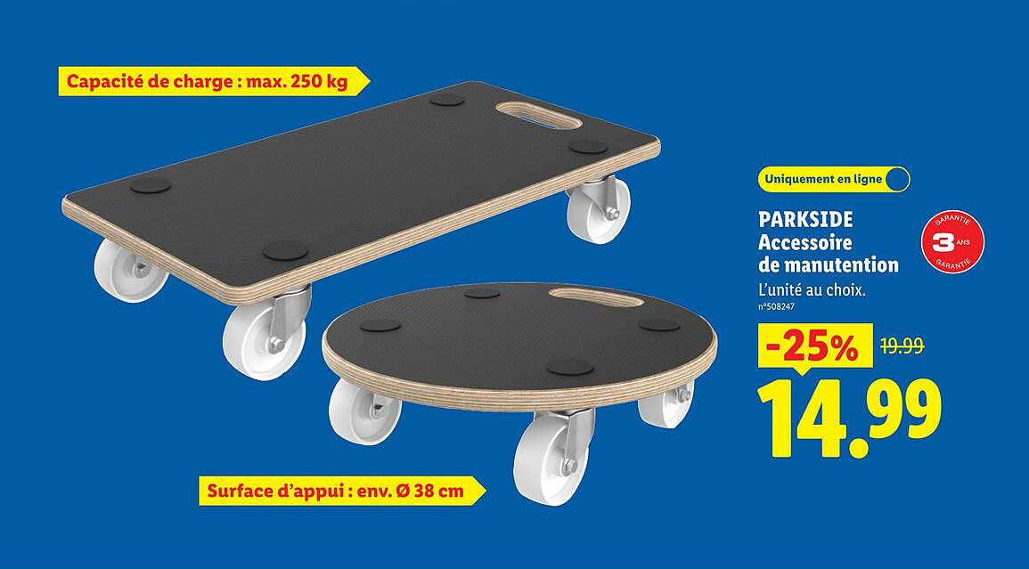 PARKSIDE Accessoire de manutention