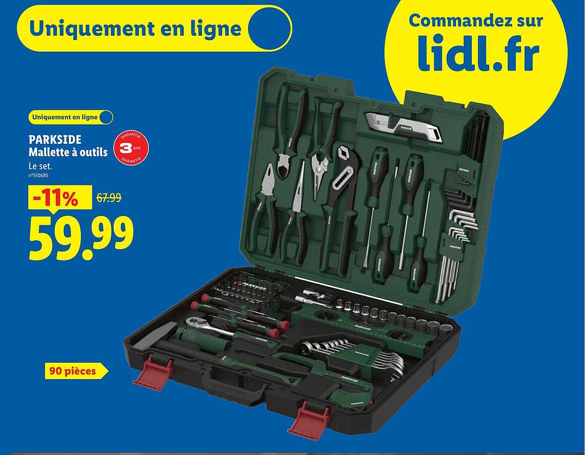 PARKSIDE Mallette à outils