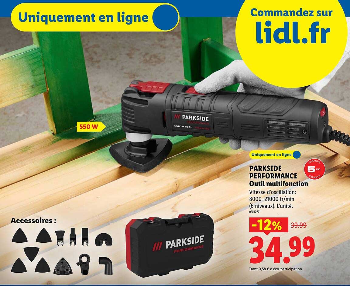 PARKSIDE PERFORMANCE Outil multifonction
