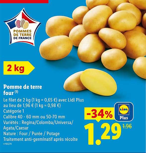 Pomme de terre four