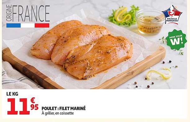 POULET FILET MARINÉ