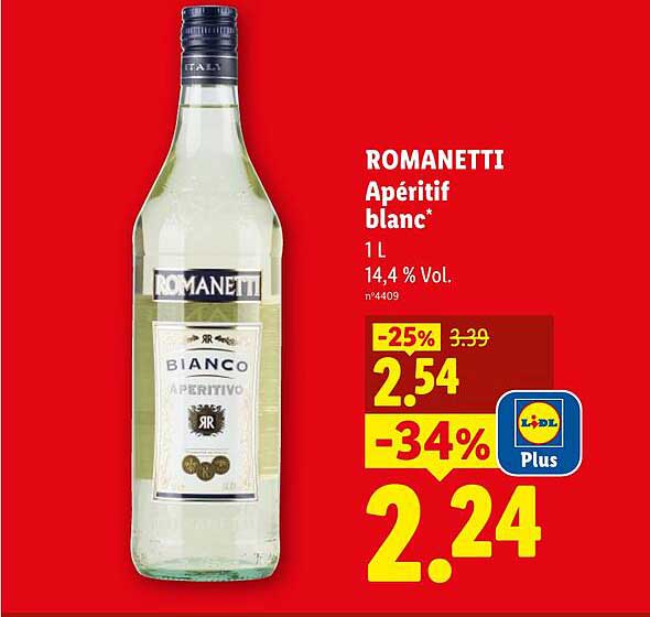 ROMANETTI Apéritif blanc