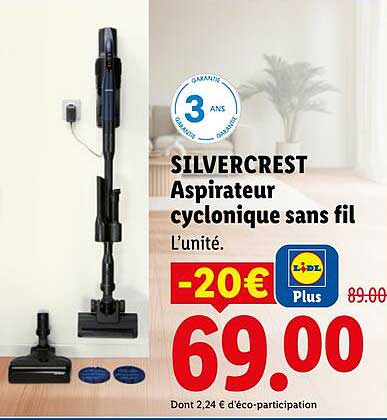 SILVERCREST Aspirateur cyclonique sans fil