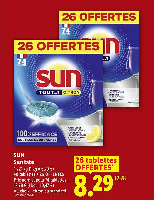 SUN Sun tabs