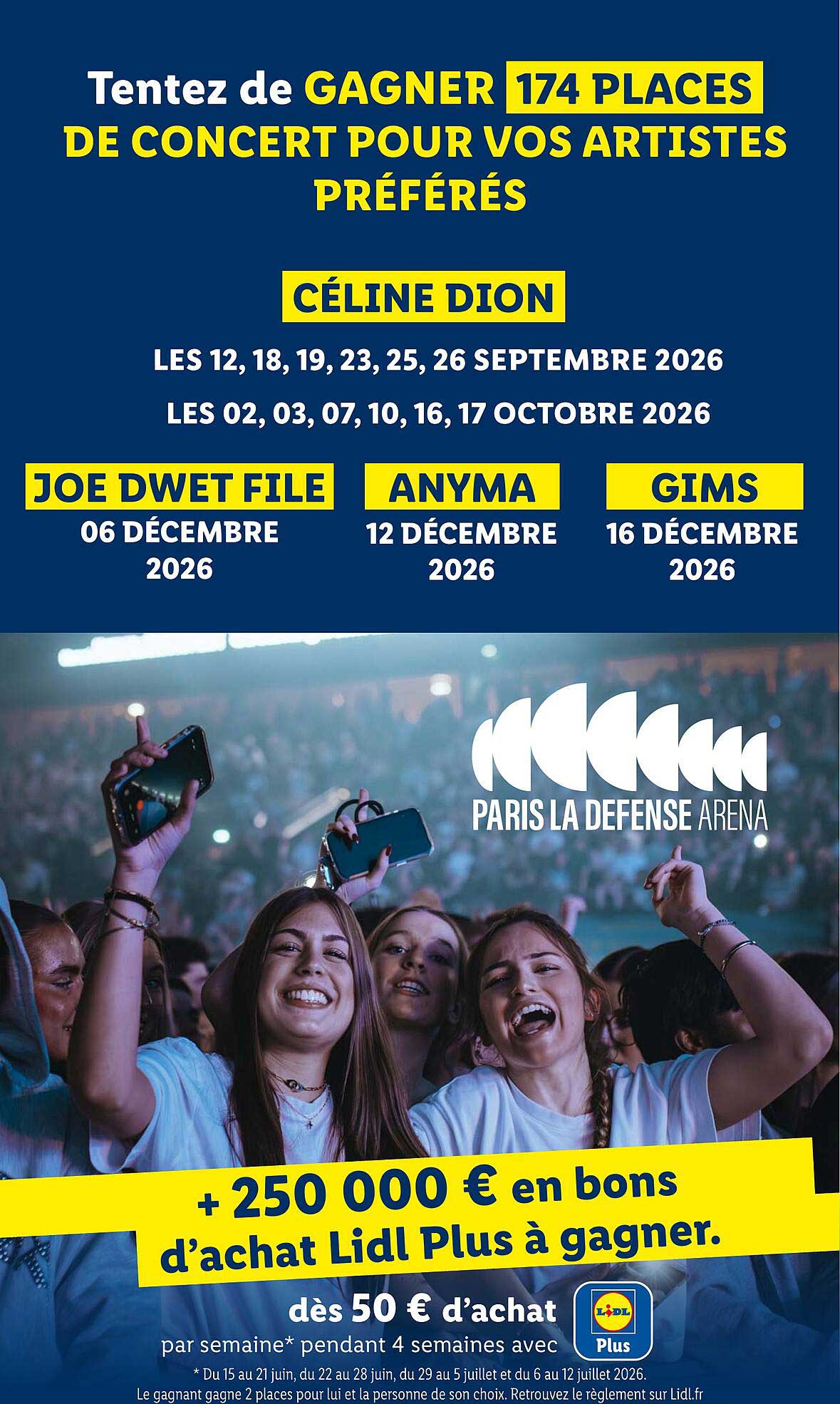 Tentez de GAGNER 174 PLACES