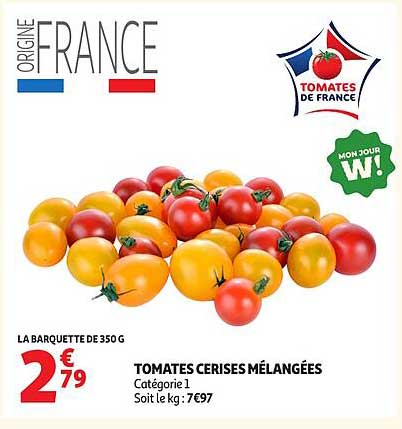 TOMATES CERISES MÉLANGÉES