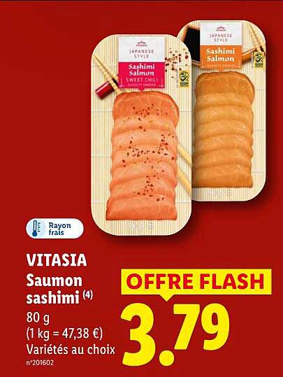 VITASIA Saumon sashimi
