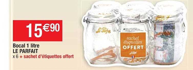 bocal 1 litre le parfait