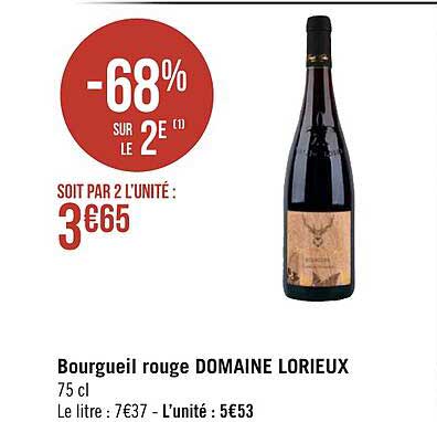 bourgueil rouge domaine lorieux