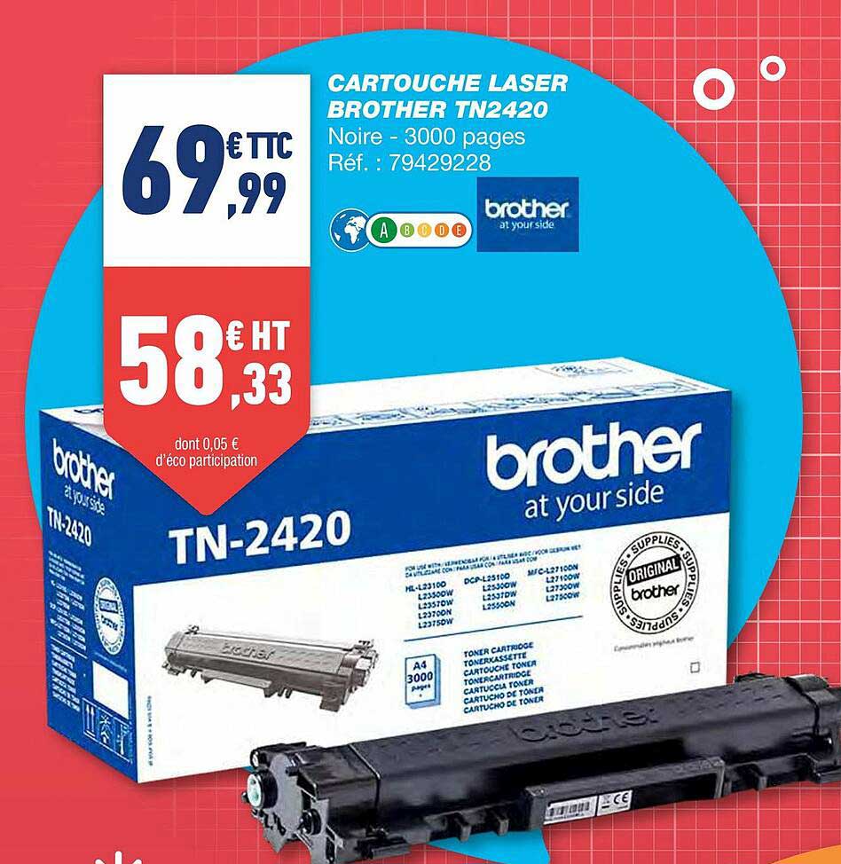 Cartouche Laser Brother Tn2420