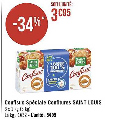 confisuc spéciale confitures saint louis