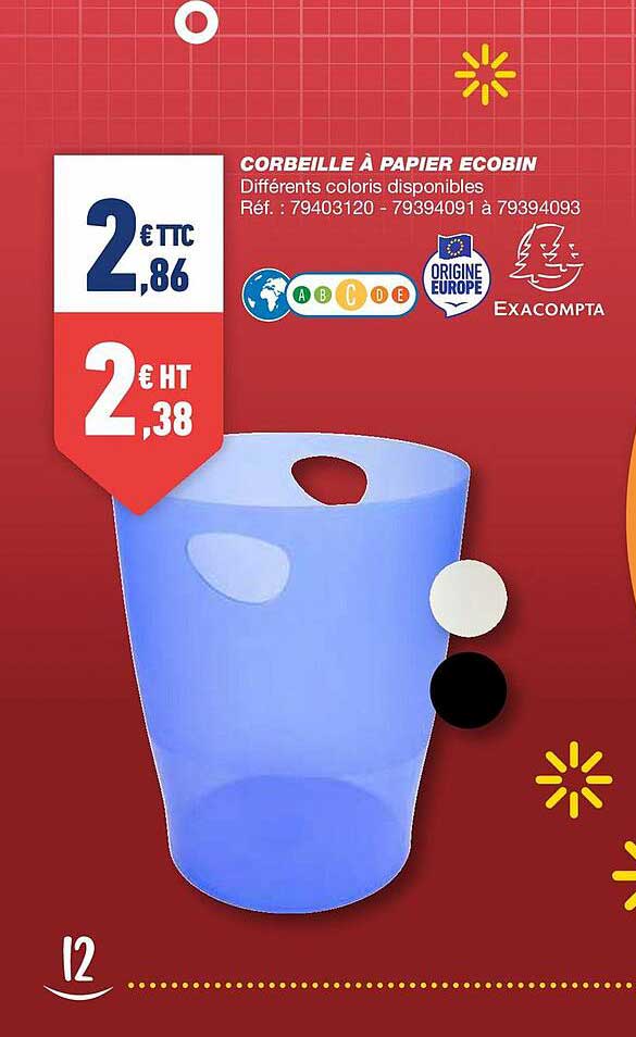 Corbeille à Papier Ecobin