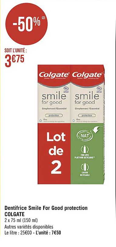 dentifrice slime for good protection colgate