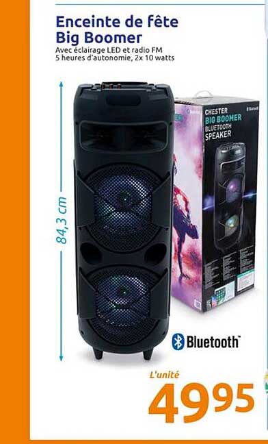 enceinte de fête big boomer