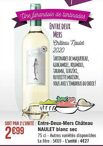 entre-deux-mers château naulet blanc sec