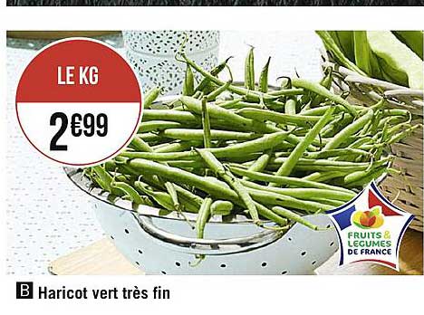 haricot vert très fin