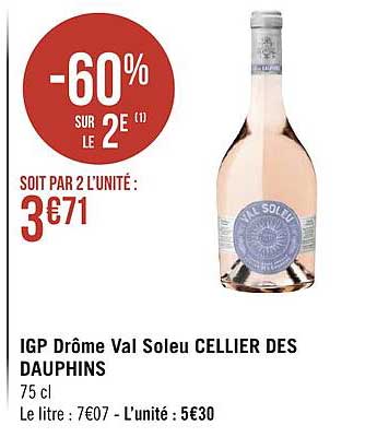 igp drôme val soleau cellier des dauphins