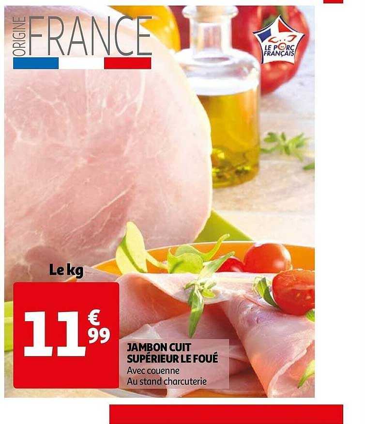 Jambon Cuit Supérieur Le Foué