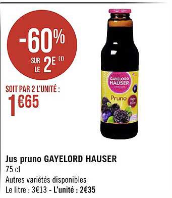 jus pruno gayelord hauser