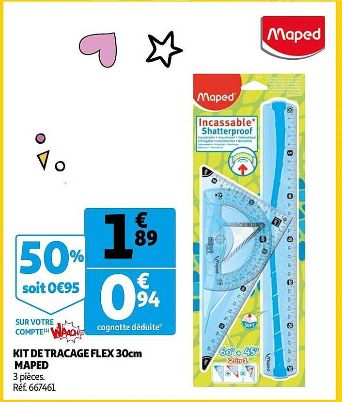 kit de tracage flex 30cm maped