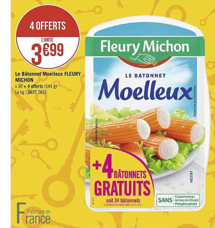 le bâtonnet moelleux fleury michon