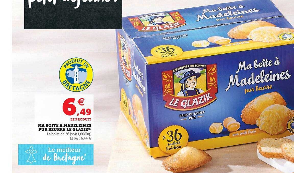 ma boîte à madeleines pur beurre de glazik