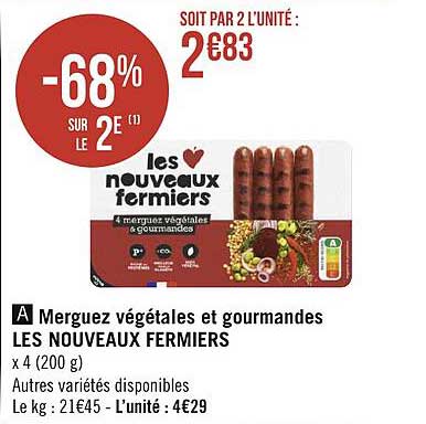 merguez végétales et gourmandes les nouveaux fermiers