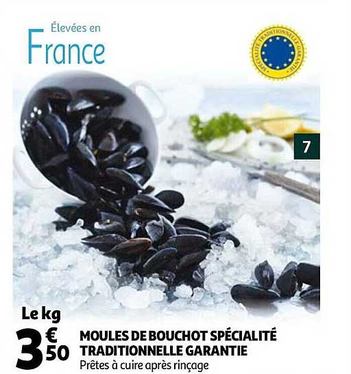 moules de bouchot spécialité traditionnelle garantie