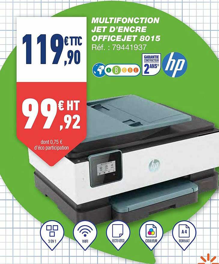 multifonction jet d'encre office jet 8015