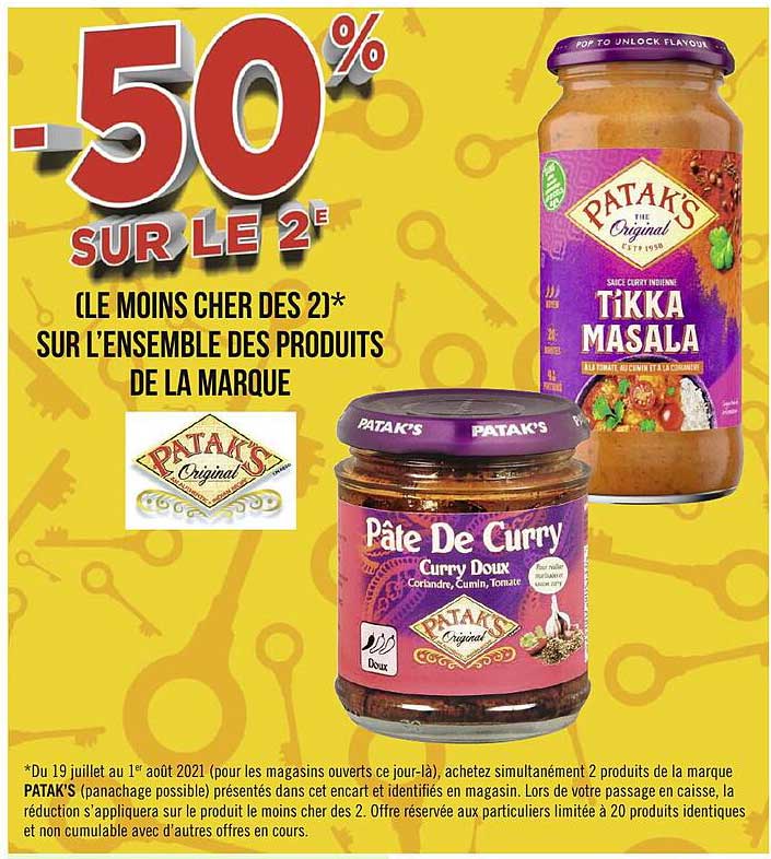 Produits De La Marque Patak's