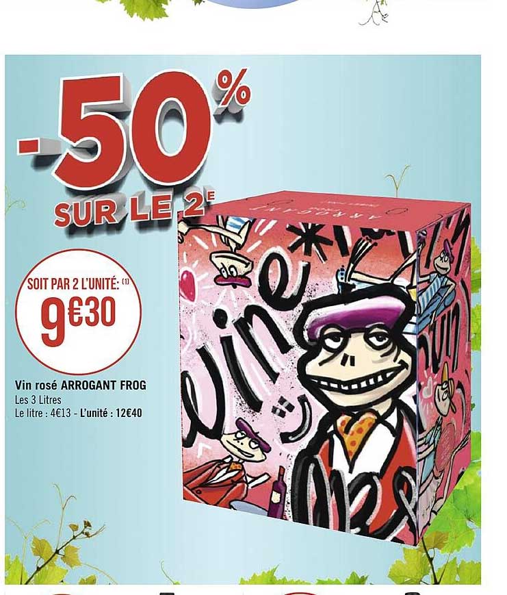 vin rosé arrogant frog