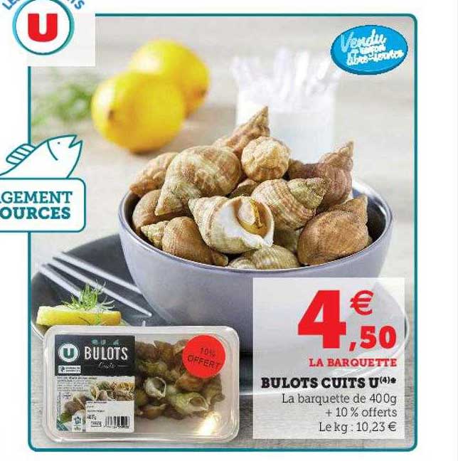 Bulots Cuits U